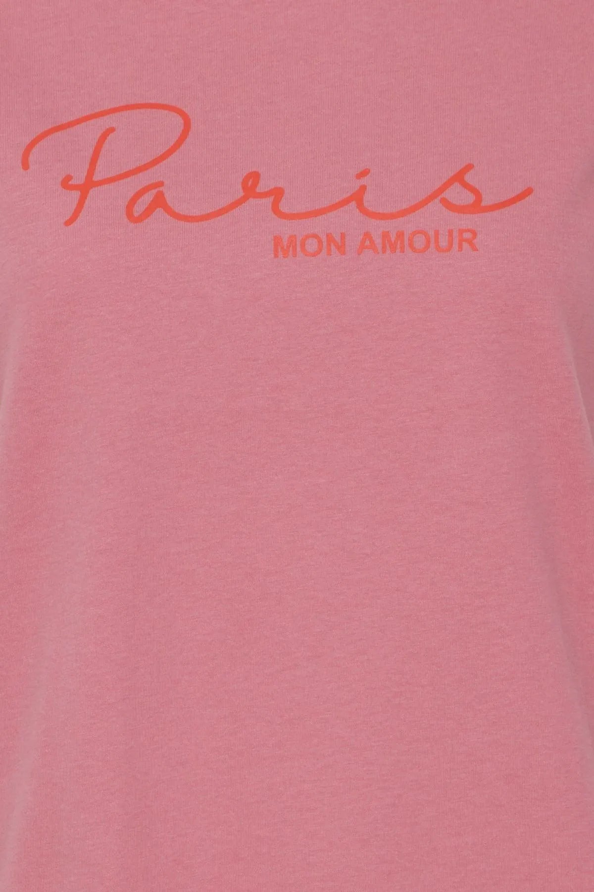 Camiseta ICHI Kamille Heather Rose - ECRU