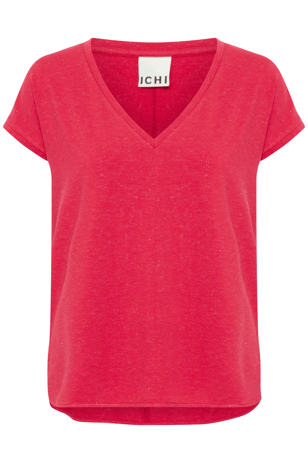 Camiseta ICHI Rebel Cuello Pico Love Potion - ECRU