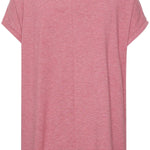 Camiseta ICHI Rebel Heather Rose - ECRU