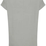 Camiseta ICHI Rebel Medium Grey Melange - ECRU