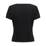 Camiseta JDY Dora Glitter - ECRU