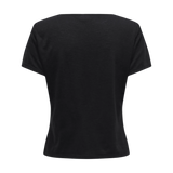 Camiseta JDY Dora Glitter - ECRU