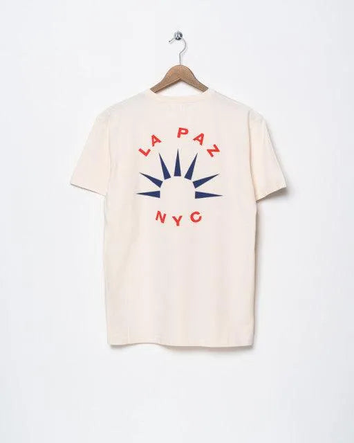 Camiseta LA PAZ Guerreiro NYC Ecru - ECRU