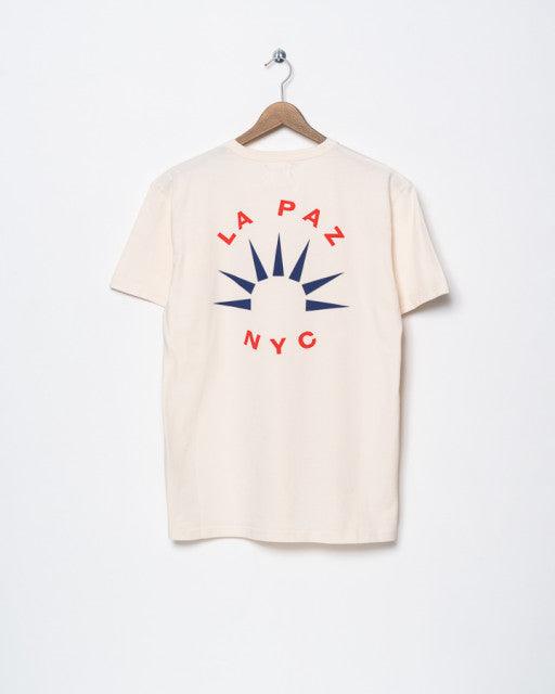 Camiseta LA PAZ Guerreiro NYC Ecru - ECRU