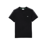 Camiseta LACOSTE Algodón con Logotipo Noir - ECRU