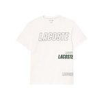Camiseta Lacoste con Detalle de la Marca a Contraste - ECRU