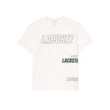 Camiseta Lacoste con Detalle de la Marca a Contraste - ECRU