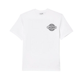 Camiseta Lacoste de punto de algodón grueso con estampado - ECRU