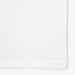 Camiseta Lacoste de punto de algodón grueso con estampado - ECRU