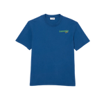 Camiseta LACOSTE Efecto Lavado Degradé Azul - ECRU