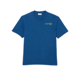 Camiseta LACOSTE Efecto Lavado Degradé Azul - ECRU