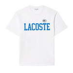 Camiseta LACOSTE Estampado Contraste Blanco - ECRU