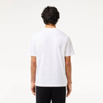 Camiseta LACOSTE Estampado Contraste Blanco - ECRU