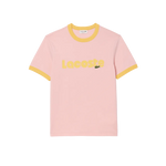 Camiseta LACOSTE Estampado Contraste - ECRU
