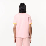 Camiseta LACOSTE Estampado Contraste - ECRU