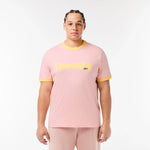 Camiseta LACOSTE Estampado Contraste - ECRU