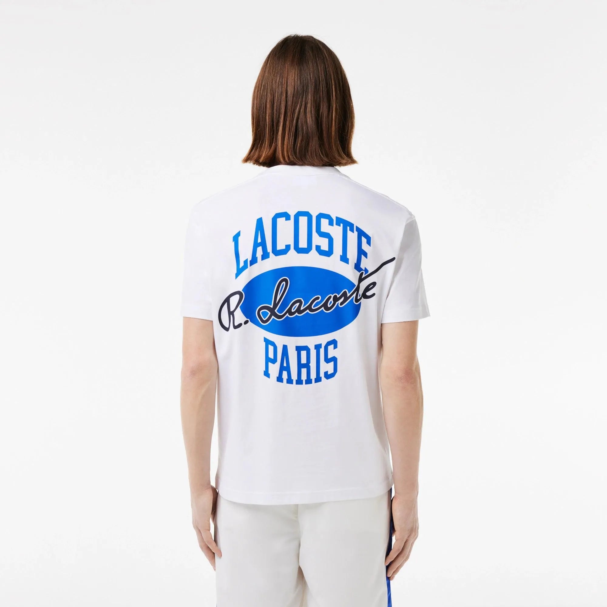 Camiseta LACOSTE Heritage Blanco - ECRU