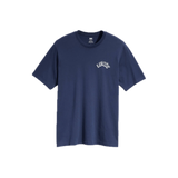 Camiseta Levi's® Arched Headline Naval Academy Azul - ECRU