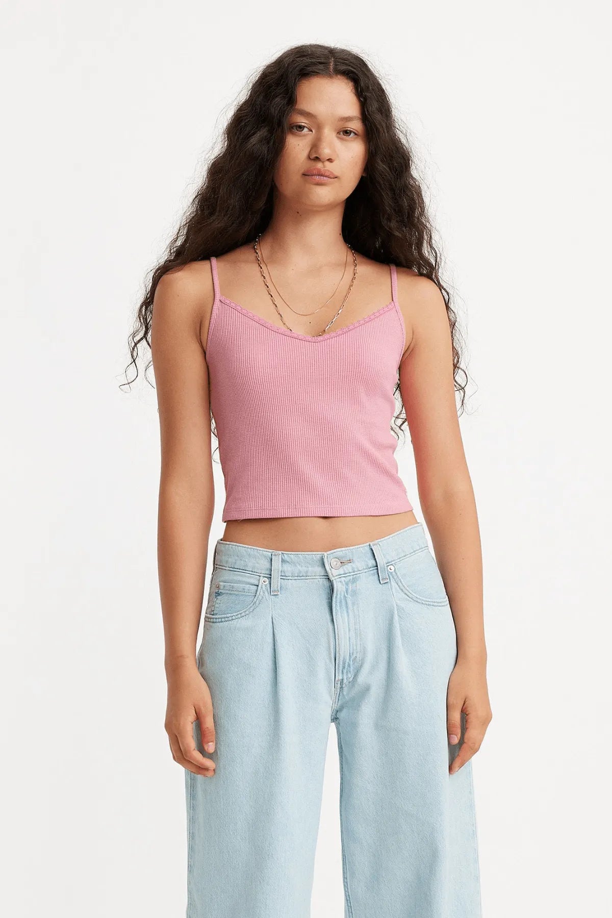 Camiseta Levi's® Dry Goods Waffle sin Mangas - ECRU