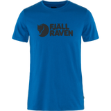 Camiseta Logo Fjällräven Alpine Blue - ECRU