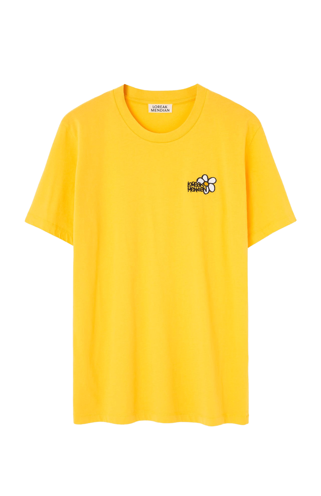 Camiseta Loreak Mendian Marga Fine Yellow - ECRU