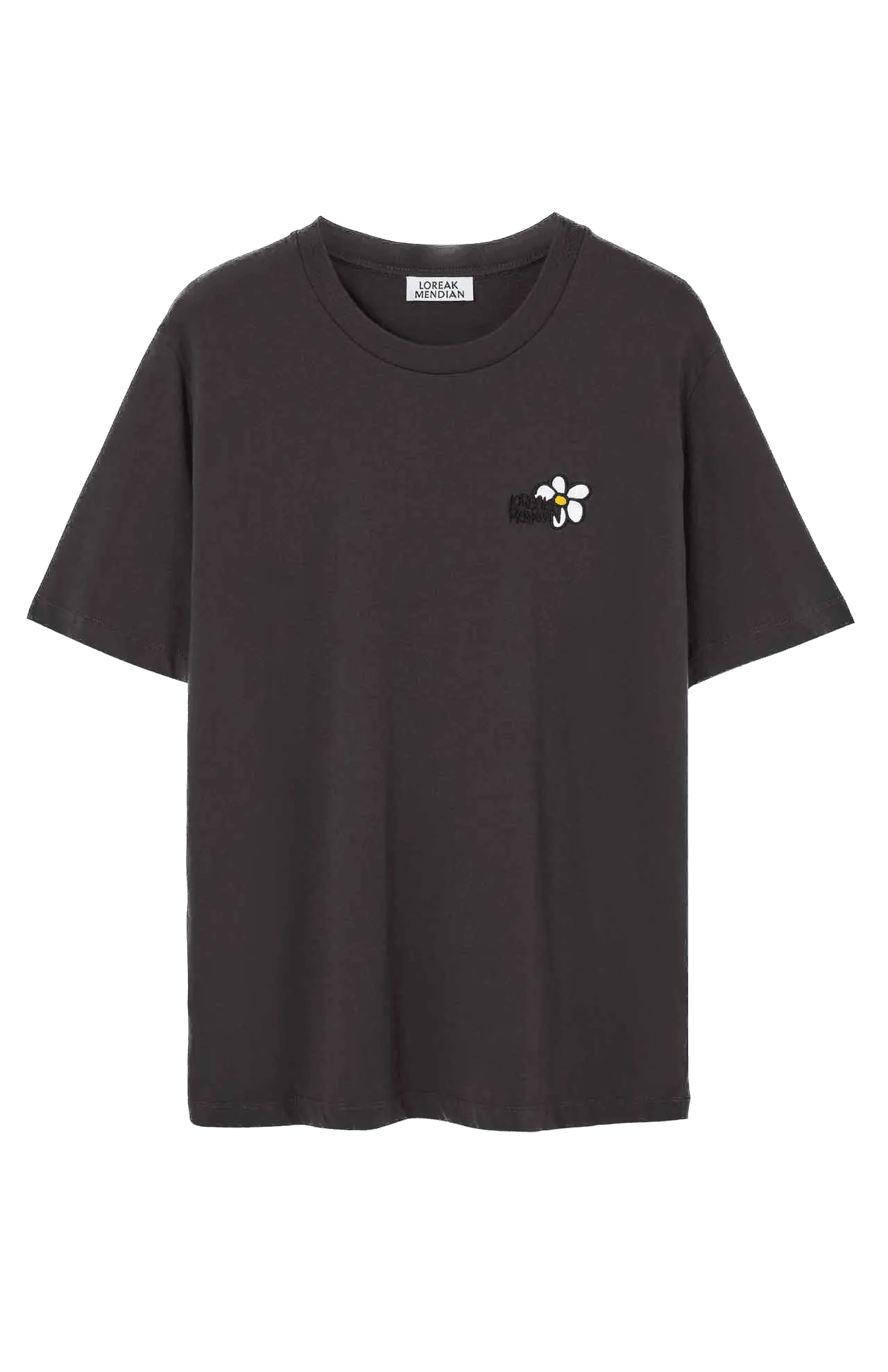Camiseta Loreak Mendian TS Marga Fine Dark Chocolate - ECRU
