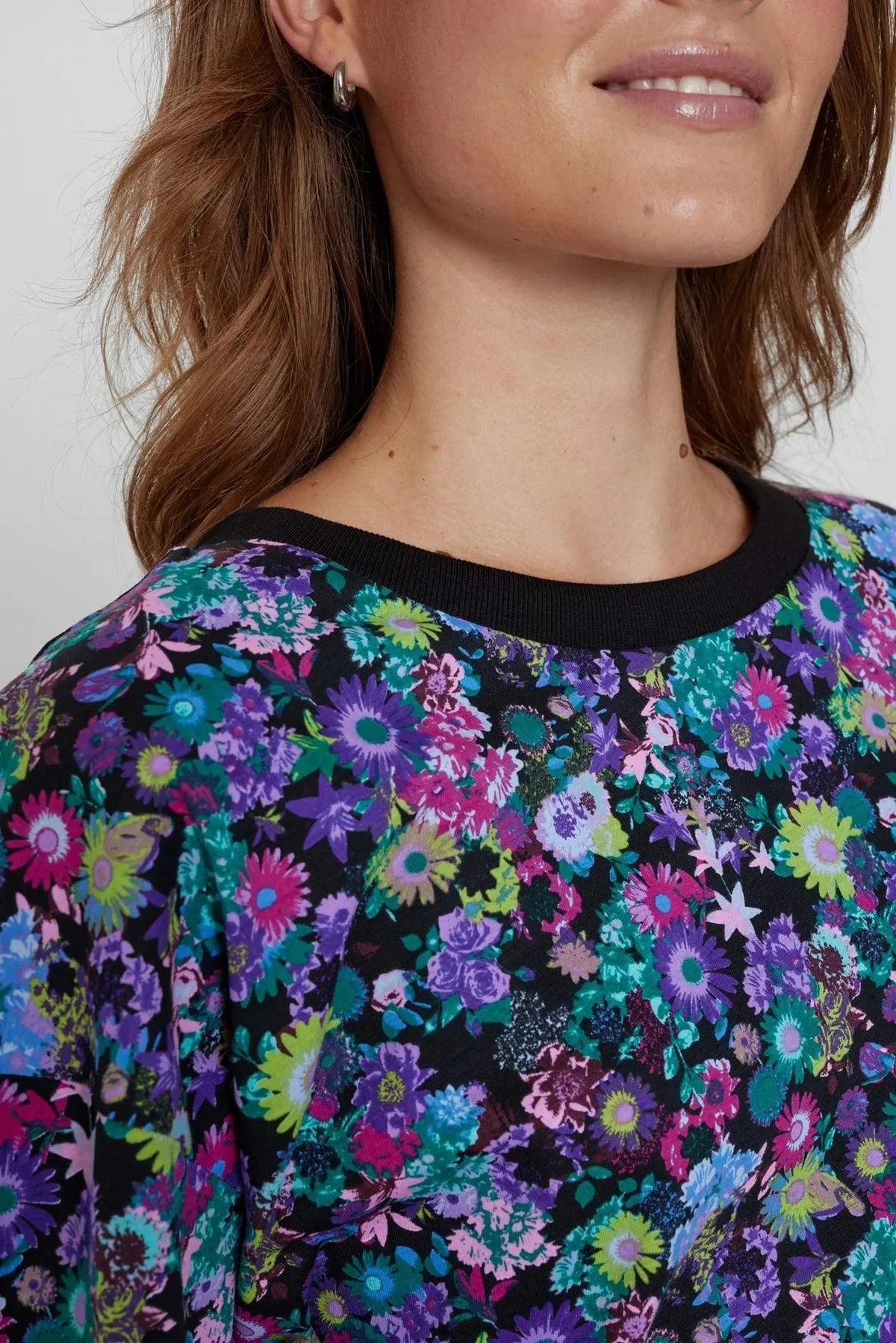 Camiseta Nümph Brighed Caviar - ECRU