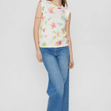 Camiseta Nümph Nuamaya Pristine - ECRU