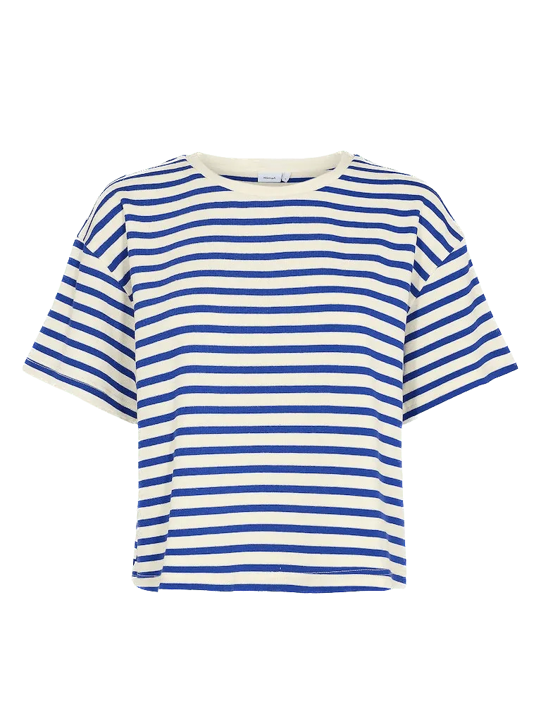 Camiseta Nümph Nuhuba Dazzling Blue - ECRU