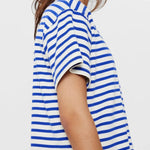 Camiseta Nümph Nuhuba Dazzling Blue - ECRU