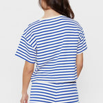 Camiseta Nümph Nuhuba Dazzling Blue - ECRU