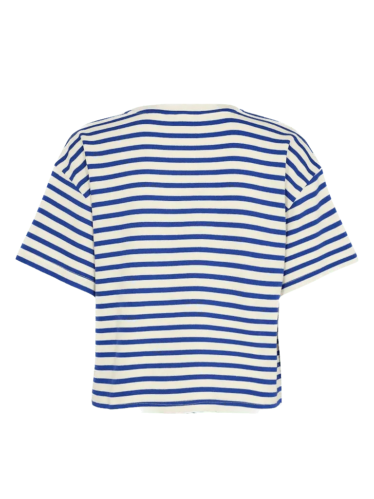 Camiseta Nümph Nuhuba Dazzling Blue - ECRU