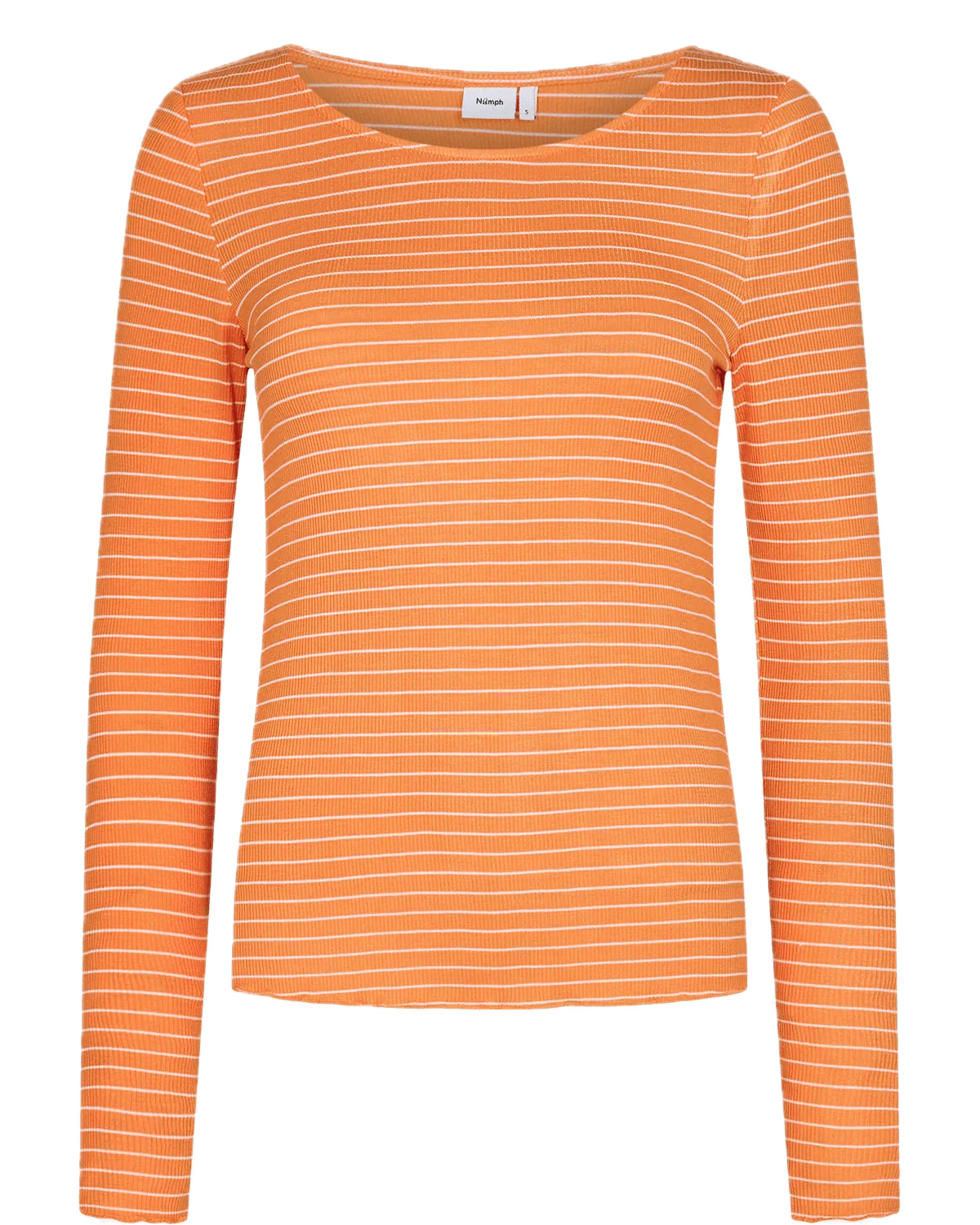 Camiseta Nümph Villa Tangerine - ECRU