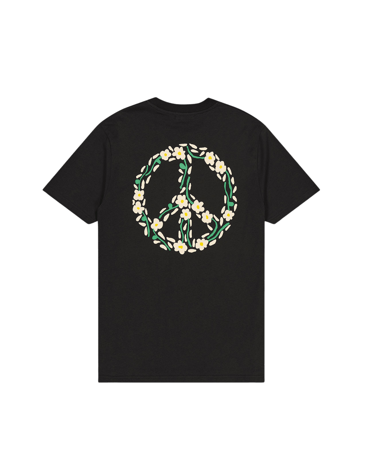Camiseta Olow Unisex Peace Carbon Black - ECRU