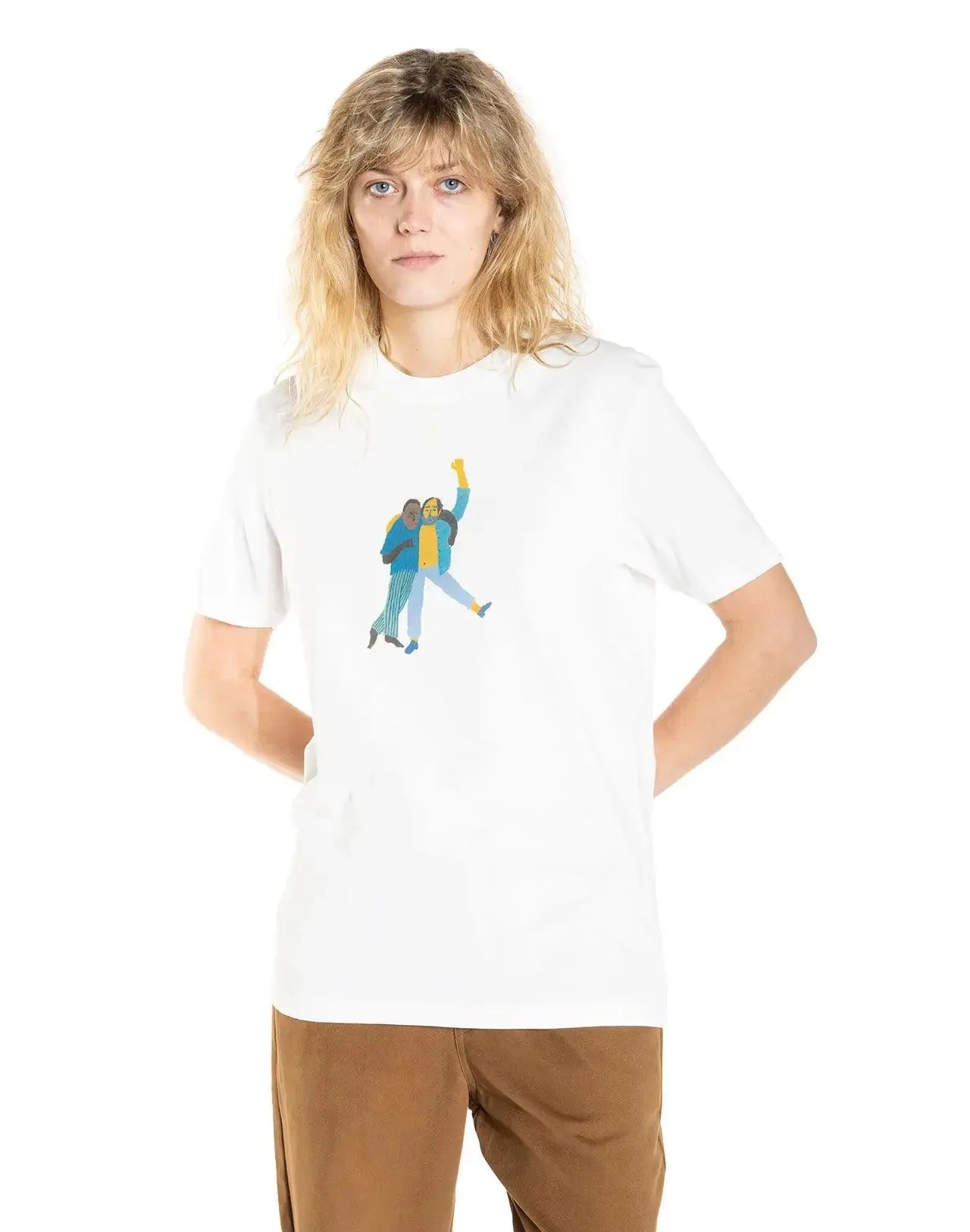 Camiseta Olow Unisex Pompette - ECRU