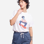 Camiseta Olow Unisex Skatos - ECRU