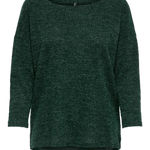 Camiseta ONLY Alba Oversize 3/4 Pine Grove - ECRU