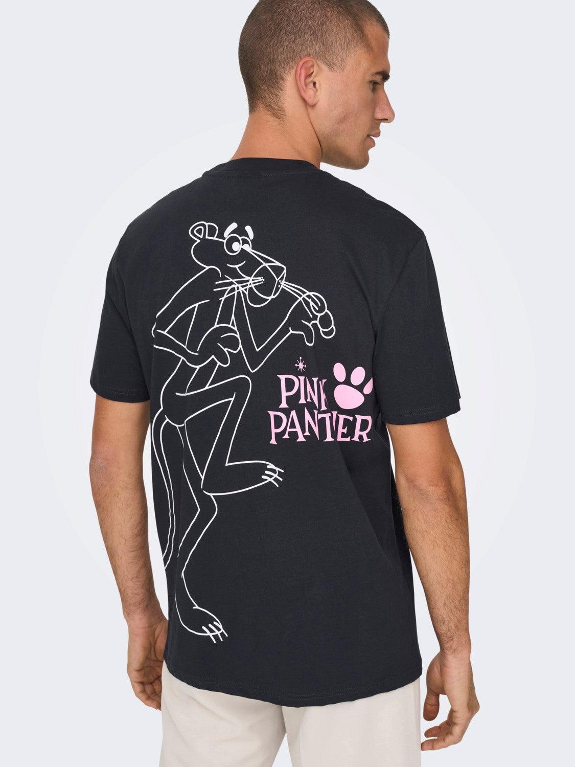 Camiseta Only & Sons Pink Panther Dark Navy - ECRU