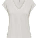 Camiseta ONLY Free Cloud Dancer - ECRU