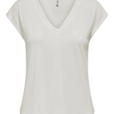 Camiseta ONLY Free Cloud Dancer - ECRU