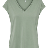 Camiseta ONLY Free Lily Pad - ECRU