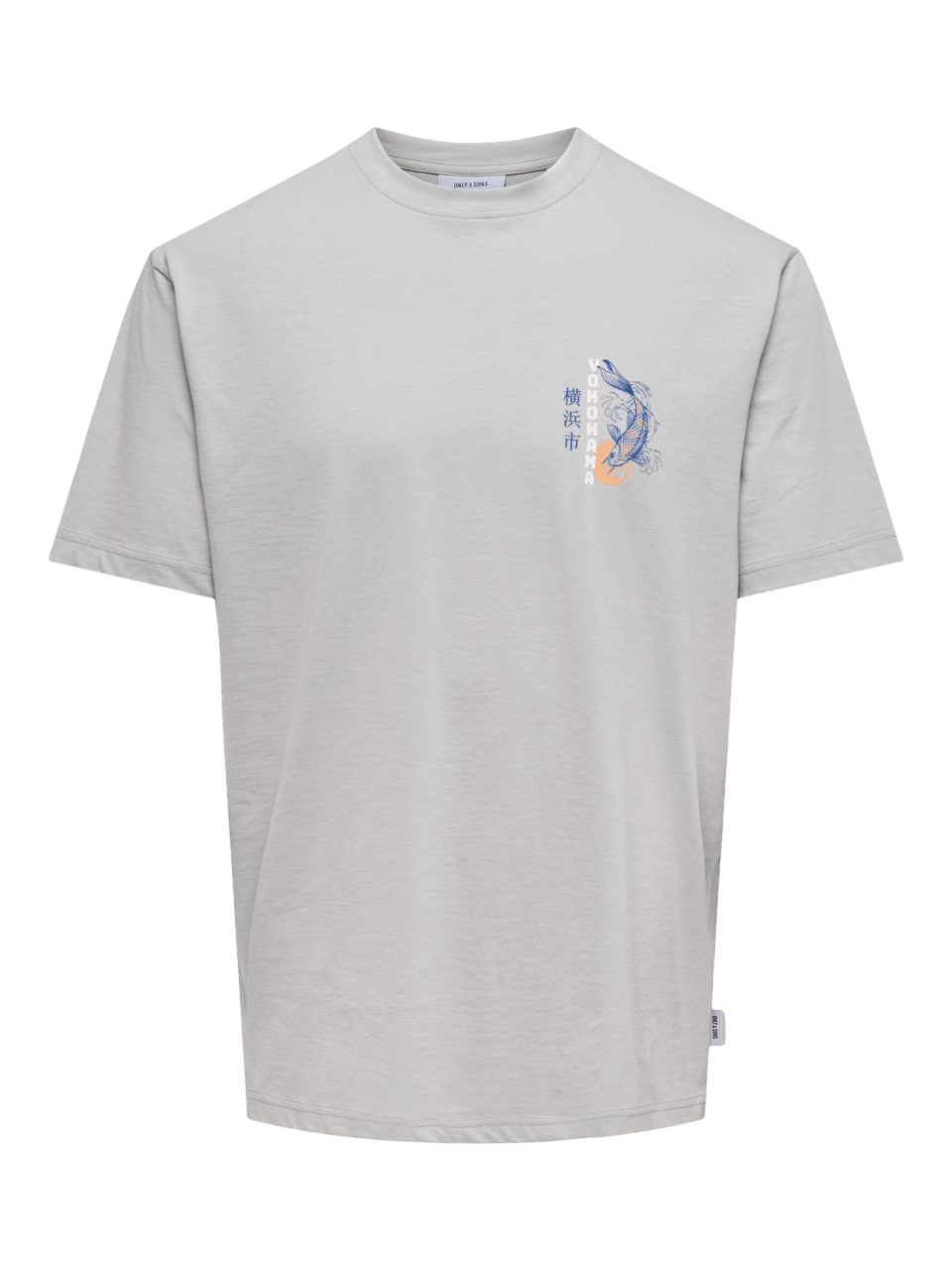 Camiseta Only&Sons Keane Mirage Grey - ECRU