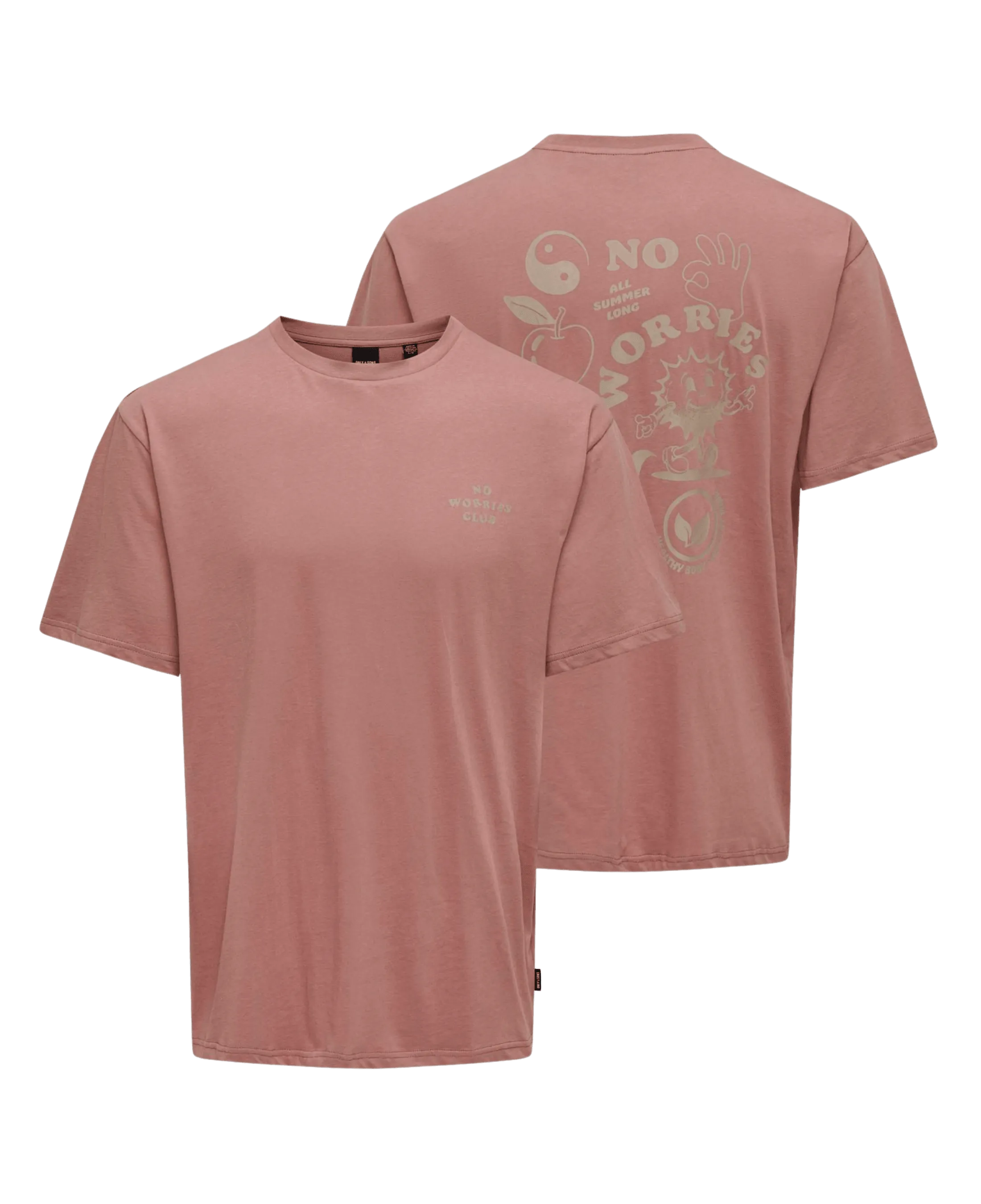 Camiseta Only&Sons Mace Burlwood - ECRU