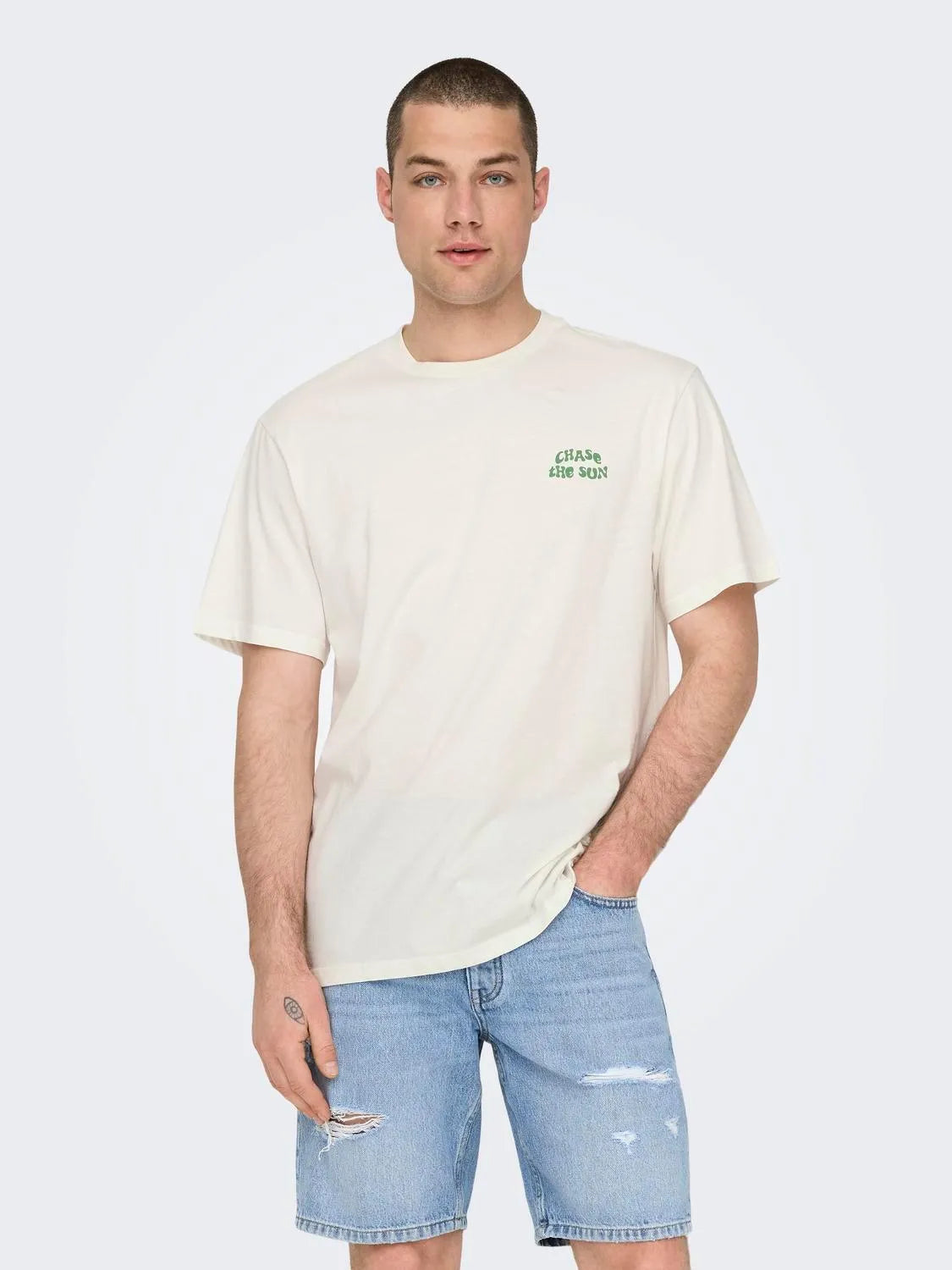 Camiseta Only&Sons Mace - ECRU