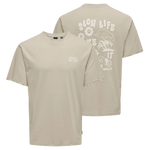 Camiseta Only&Sons Mace Silver Lining - ECRU
