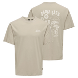 Camiseta Only&Sons Mace Silver Lining - ECRU