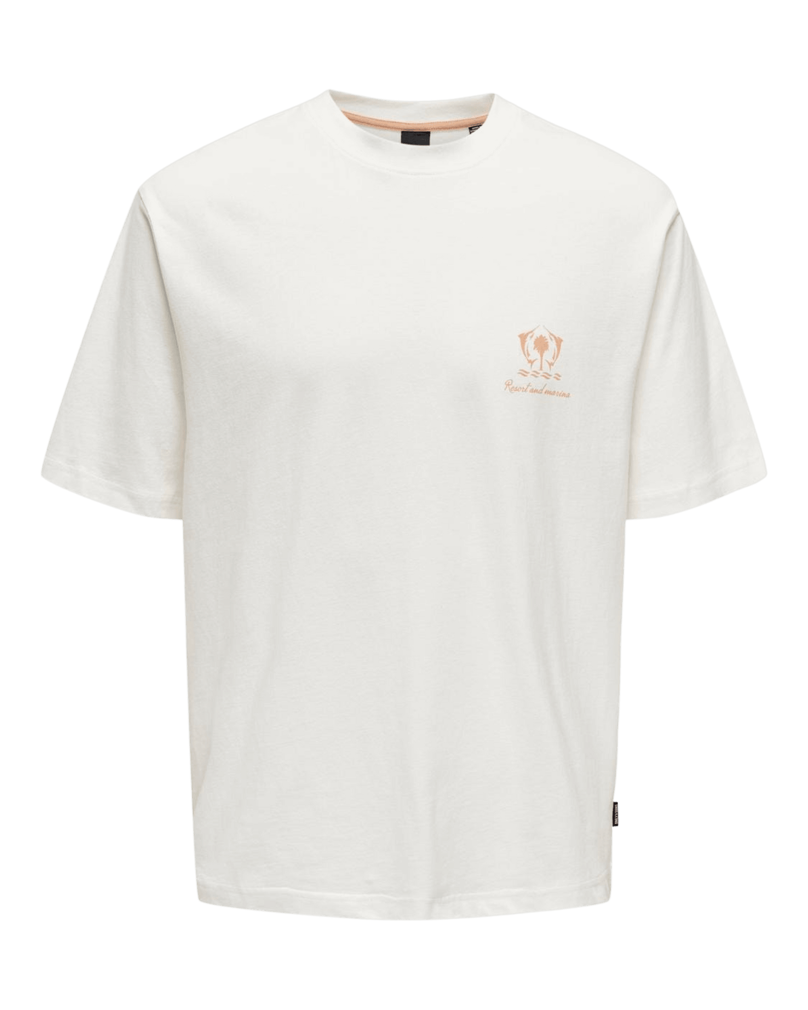 Camiseta Only&Sons Milo Amalfi Coast - ECRU