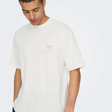 Camiseta Only&Sons Milo Amalfi Coast - ECRU