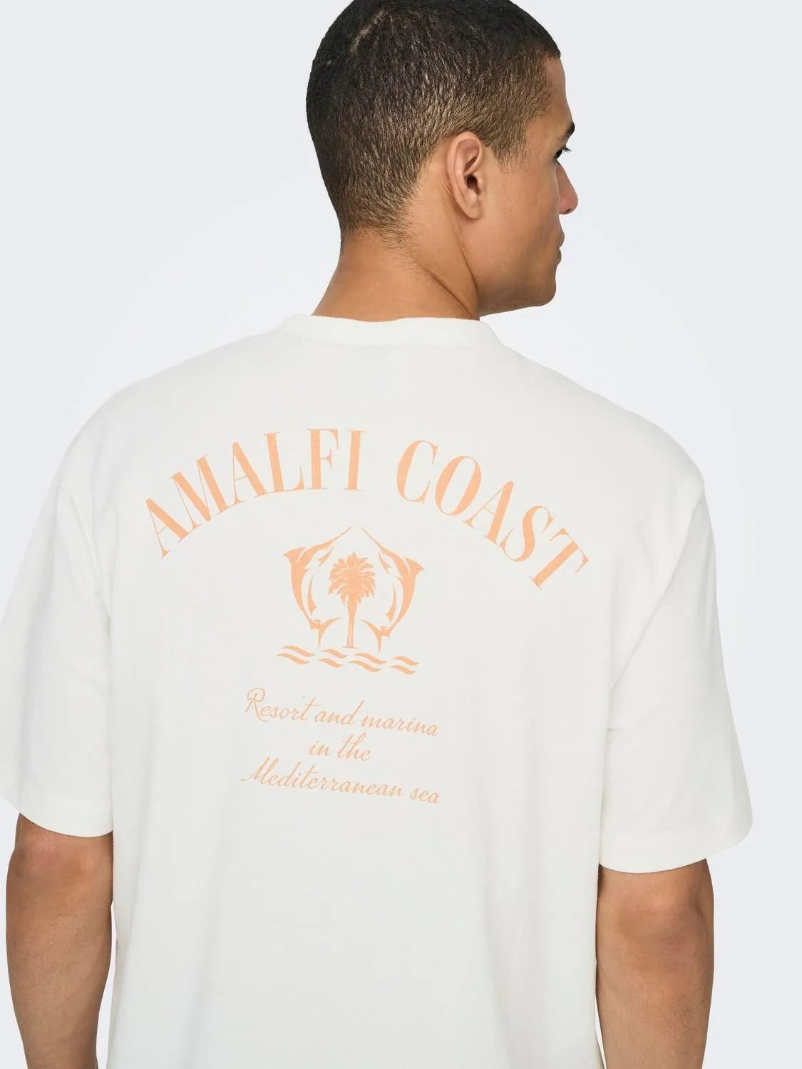 Camiseta Only&Sons Milo Amalfi Coast - ECRU