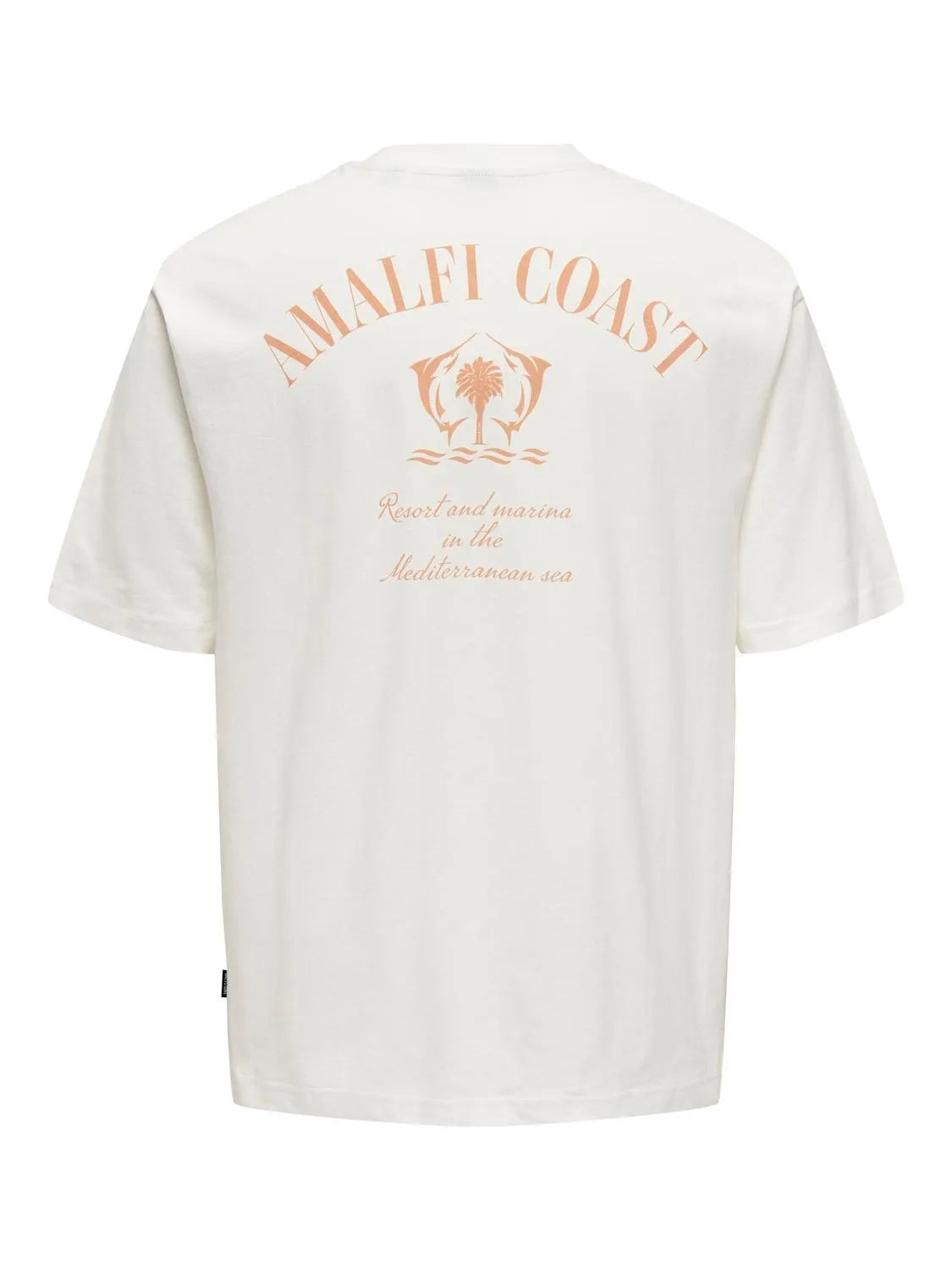 Camiseta Only&Sons Milo Amalfi Coast - ECRU